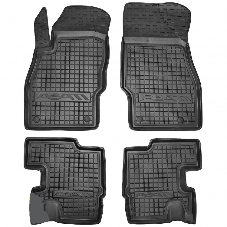 Set tappetini di gomma su misura per Opel Adam (2013+)